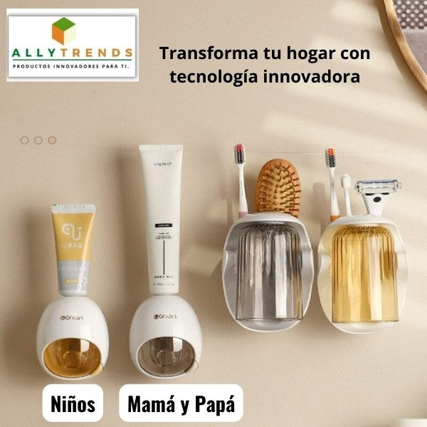 Dispensador automático de pasta de dientes