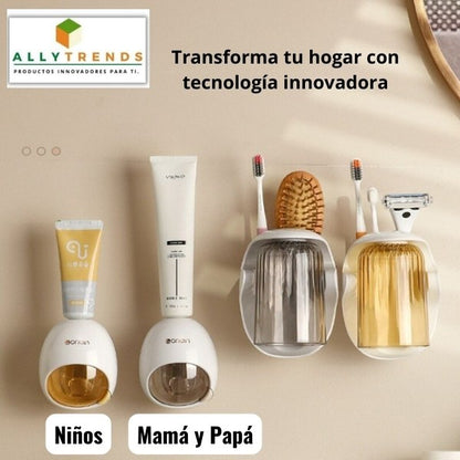 Dispensador automático de pasta de dientes