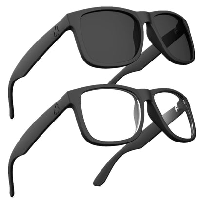 Gafas de sol polarizadas de diseño con protección UV400, ideales para conducir, paquete de dos unidades