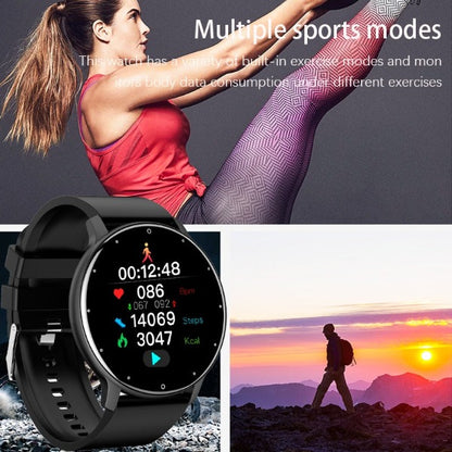 Reloj deportivo inteligente , posee pantalla completamente táctil,  resistente al agua, bluetooth para Android e IOS.