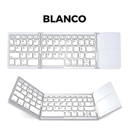 ¡Potencia y comodidad en un solo producto! Disfruta de la tecnología inalámbrica con el mini teclado plegable bluetooth 3.0 para Windows, Smartphone/Tablet Android e iPhone/iPad IOS.