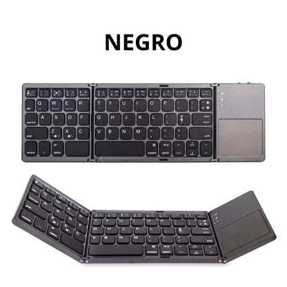 ¡Potencia y comodidad en un solo producto! Disfruta de la tecnología inalámbrica con el mini teclado plegable bluetooth 3.0 para Windows, Smartphone/Tablet Android e iPhone/iPad IOS.