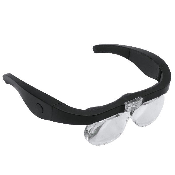 Lupa Gafas Lupa para ojos con iluminación LED Lupa recargable por USB
